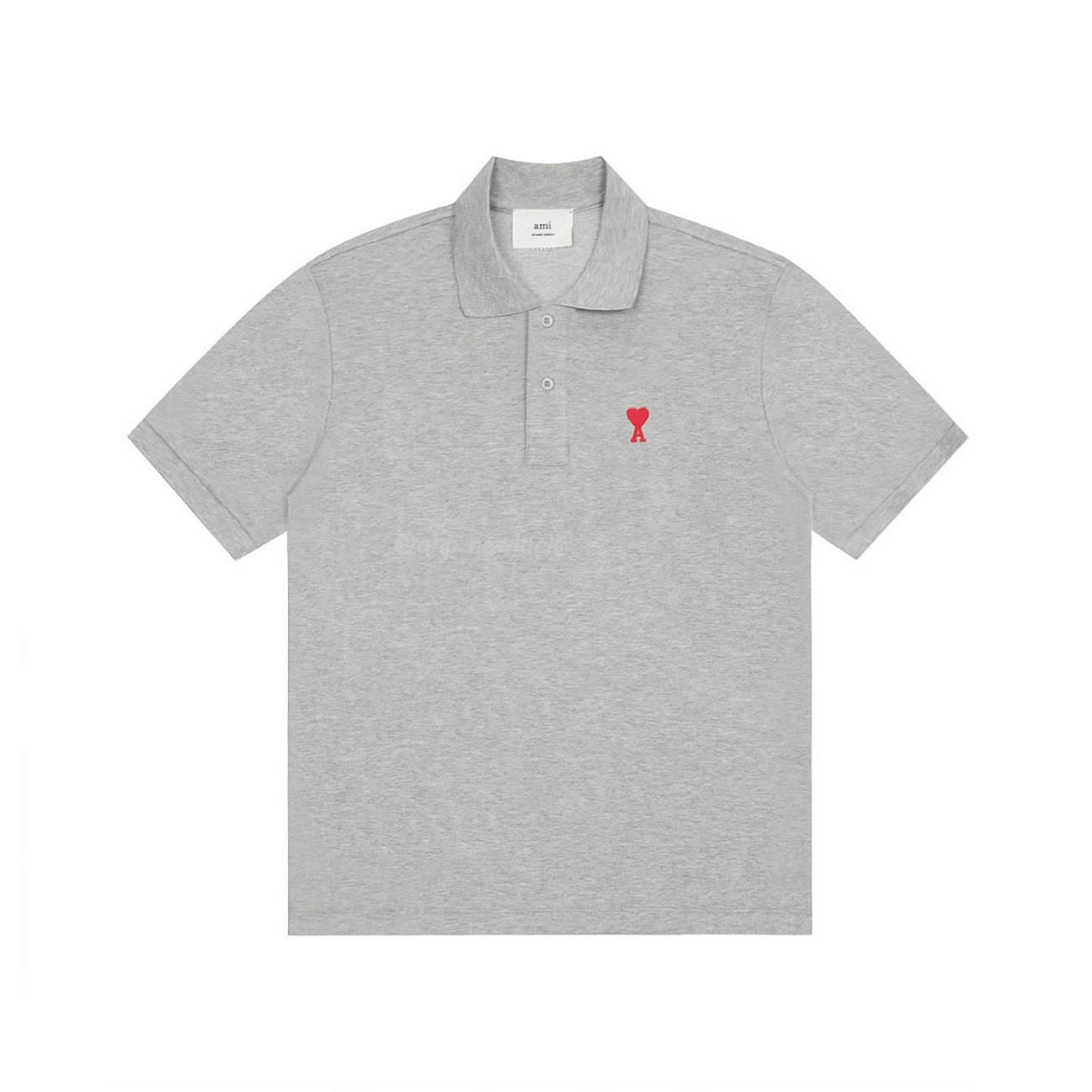 Ami Paris De Coeur Polo Shirt (1) - newkick.vip